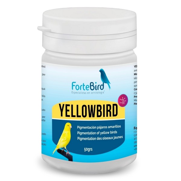 Yellowbird - Pigmentación para canarios amarillos Colorante aves