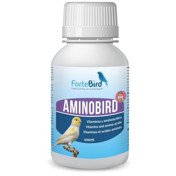 Aminobird - El Mejor Suplemento de Vitaminas y Aminoácidos para Aves en Cría y Muda