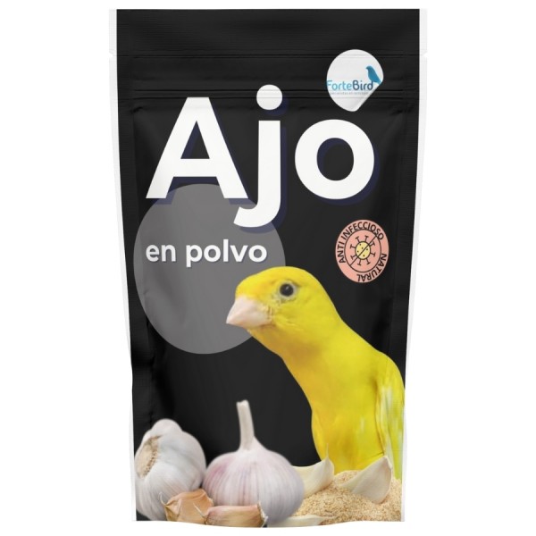 Ajo en Polvo 100% | Antiinfeccioso para aves ForteBird