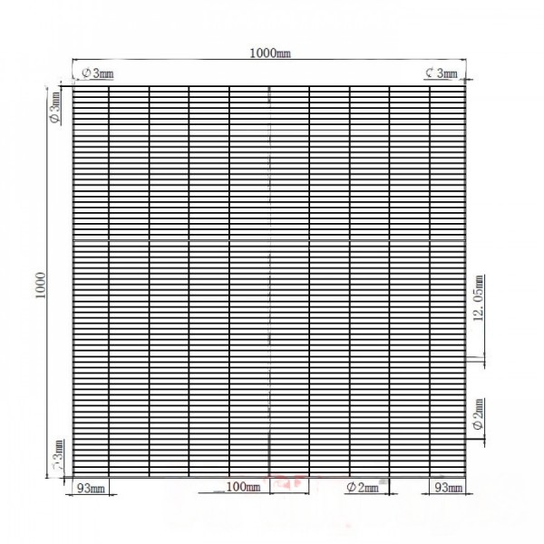 Welded mesh 1 x 1 AVIARIES