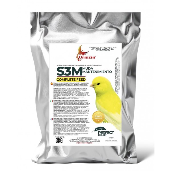 Ornizin S3M Muda Mantenimiento económico Food for canaries