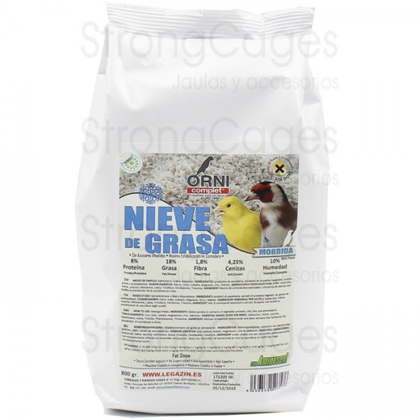 Nieve de grasa Legazín 2 kg Comida jilgueros y silvestres