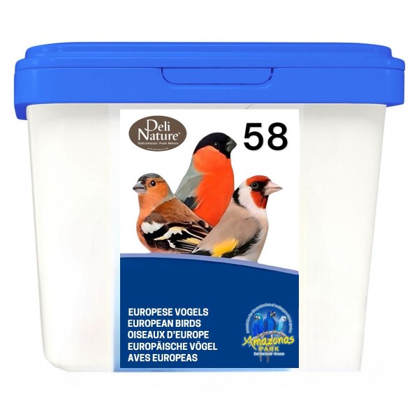 Mixt. Jilgueros y Luganos Supremme nº58 - Deli Nature cubeta de 2,5 kg Food goldfinches and wild