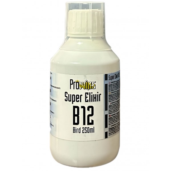 Prowins Super Elixir 12 Bird (potente estimulante que aumenta la vitalidad en los Pájaros) Refuerzo Sistema Inmunológico / Vitaminas