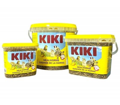 Gusanos de la harina KIKI (Rico en proteínas y vitaminas para sus aves)