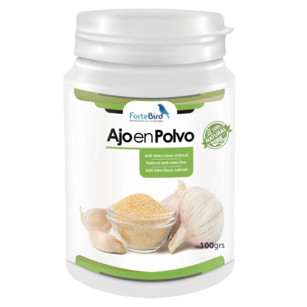 Ajo en Polvo 100% | Antiinfeccioso para aves