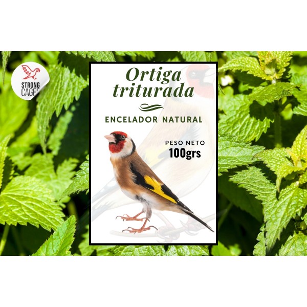 Ortiga triturada 100 grs (Encelador para aves natural) Seeds