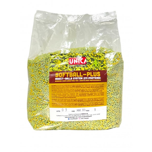 SOFTBALL PLUS UNICA (PERLAS SILVESTRES 29% PROTEÍNA) Perla Mórbida - Chips