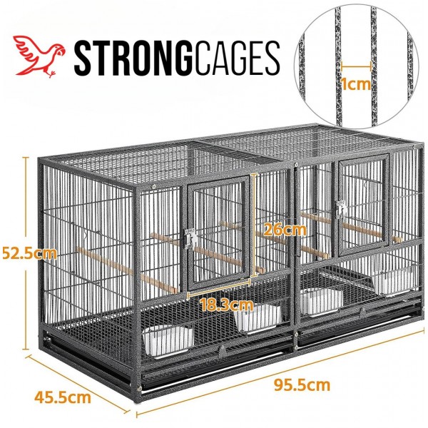 Jaula Expositor ROMA Cages fos parrots